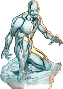 hombre de hielo volando,superhéroes mas poderosos de Marvel